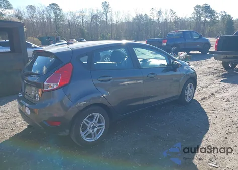 2019 Ford Fiesta Se из США, поврежденный, VIN 3FADP4EJ1KM164952